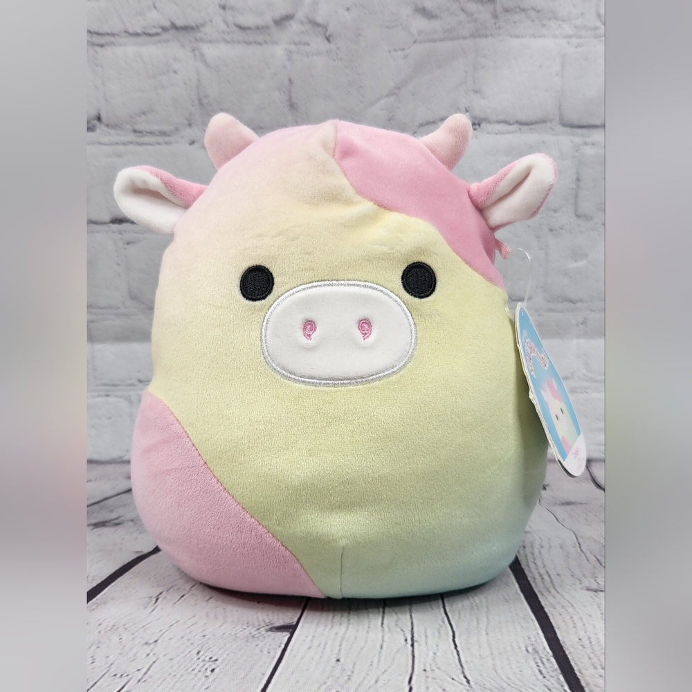 Original Squishmallows 8in Easter Edition Caedyn the Cow